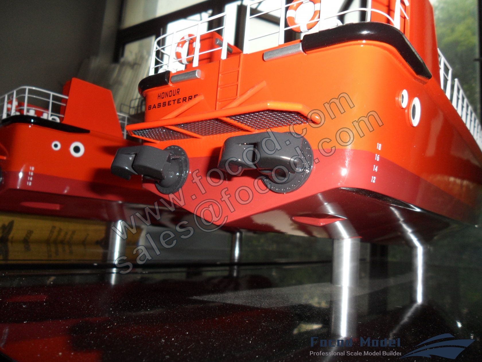 customized model of 24m Crew Boat